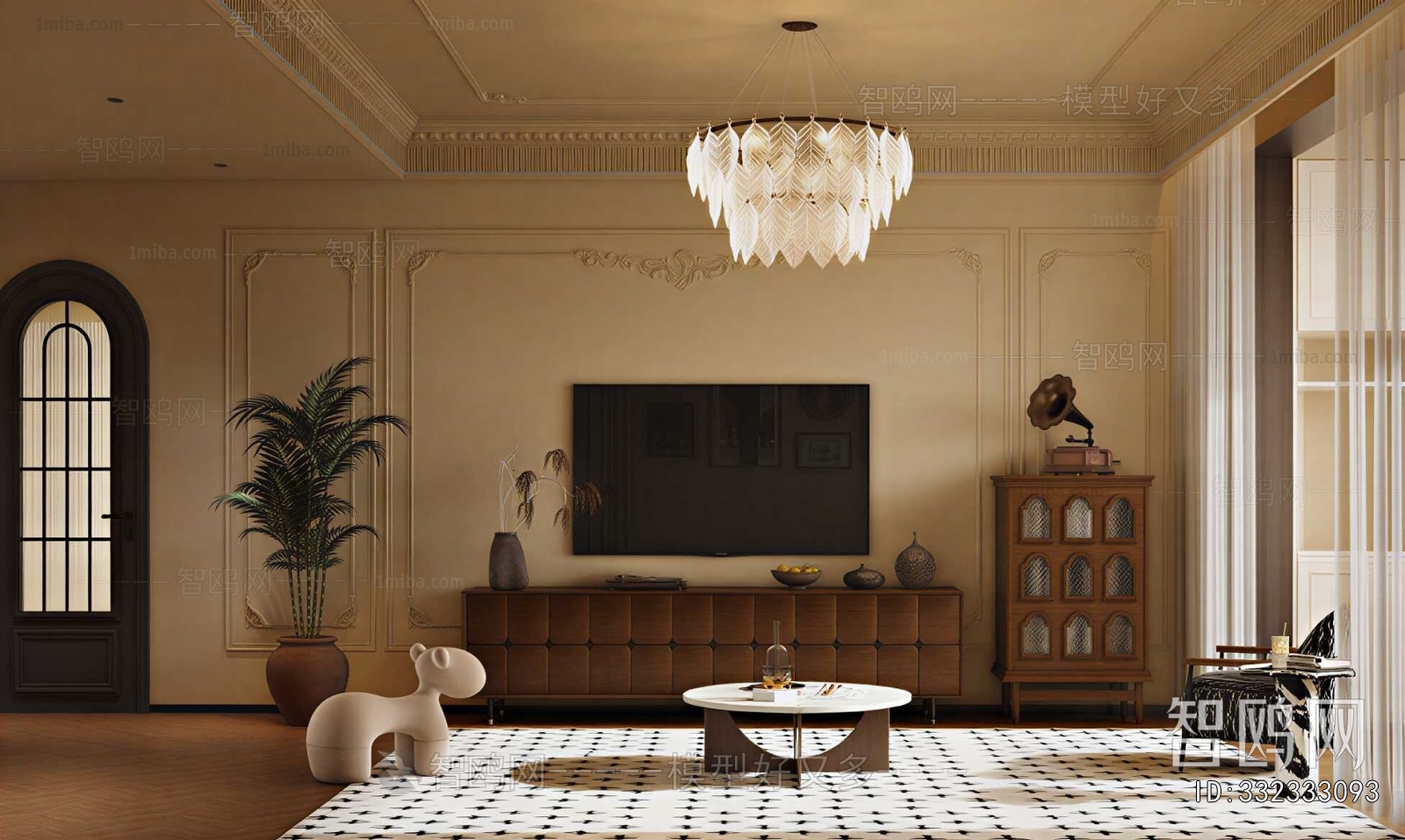 French Style A Living Room