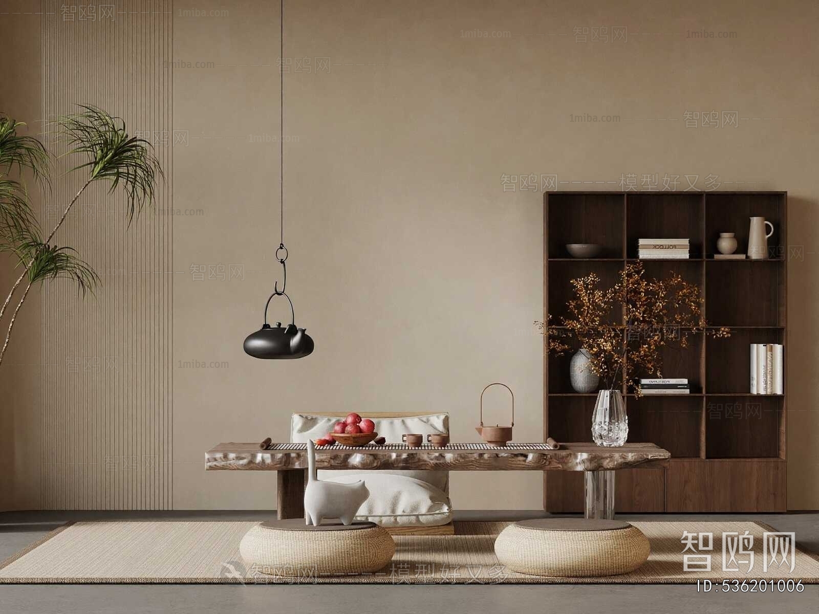 Wabi-sabi Style Tea Tables And Chairs