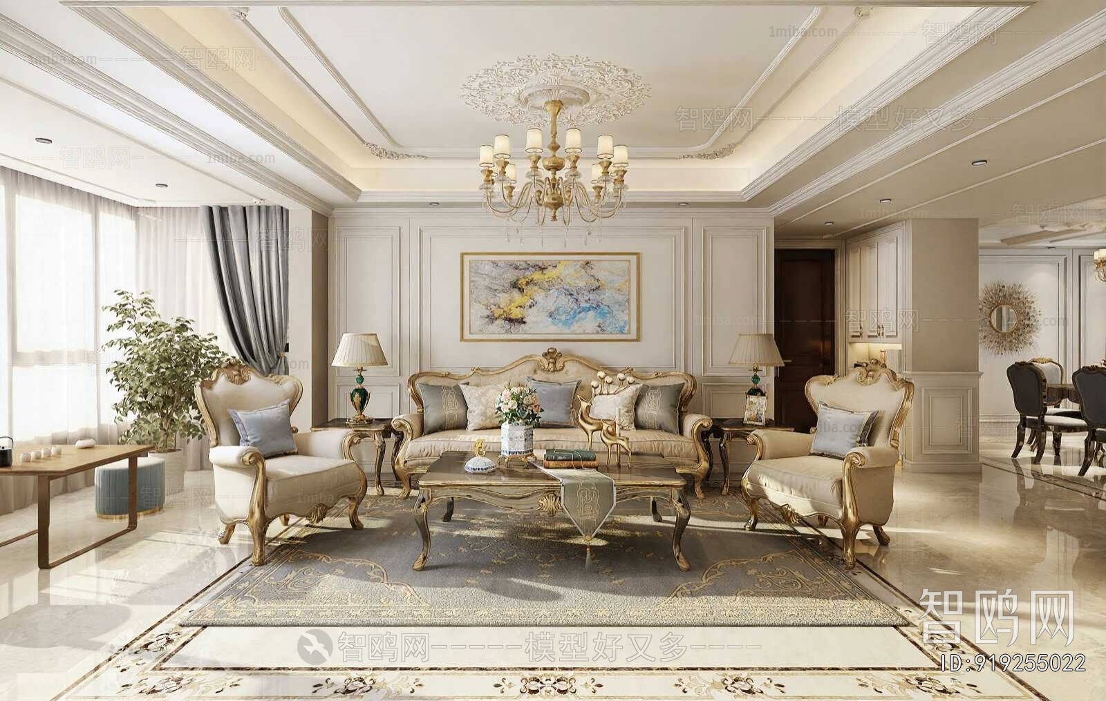 European Style A Living Room