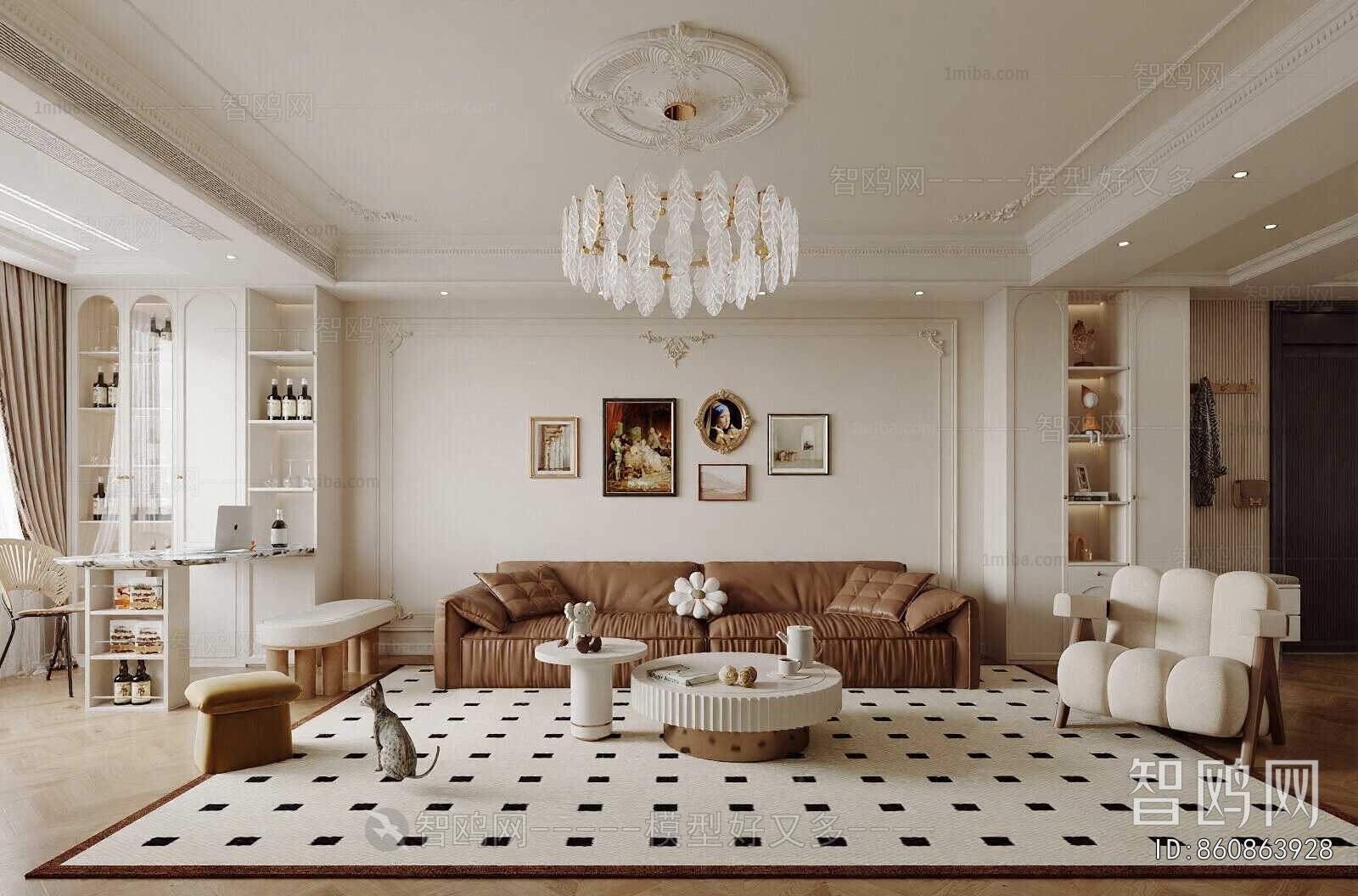 French Style A Living Room