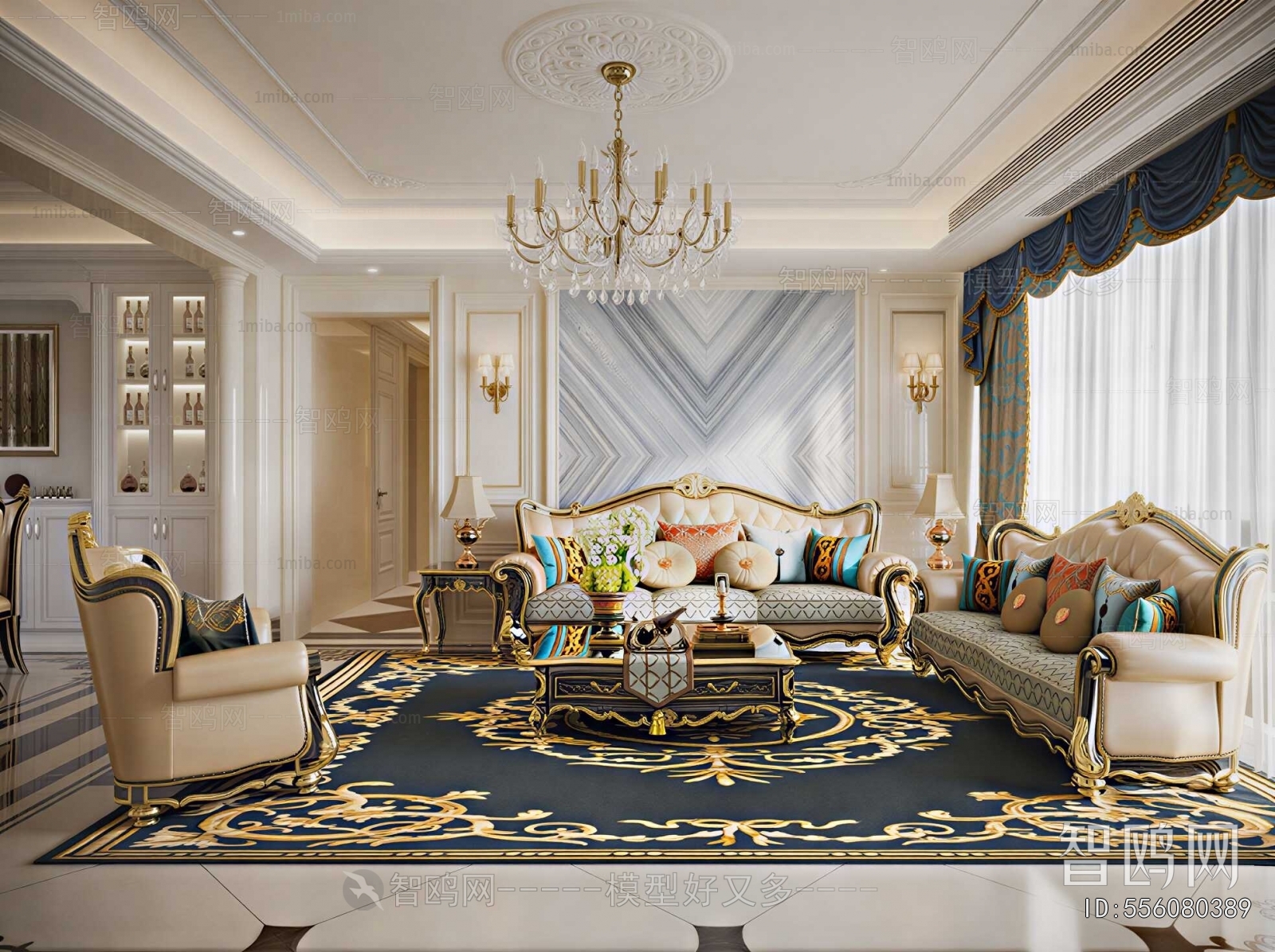 European Style A Living Room