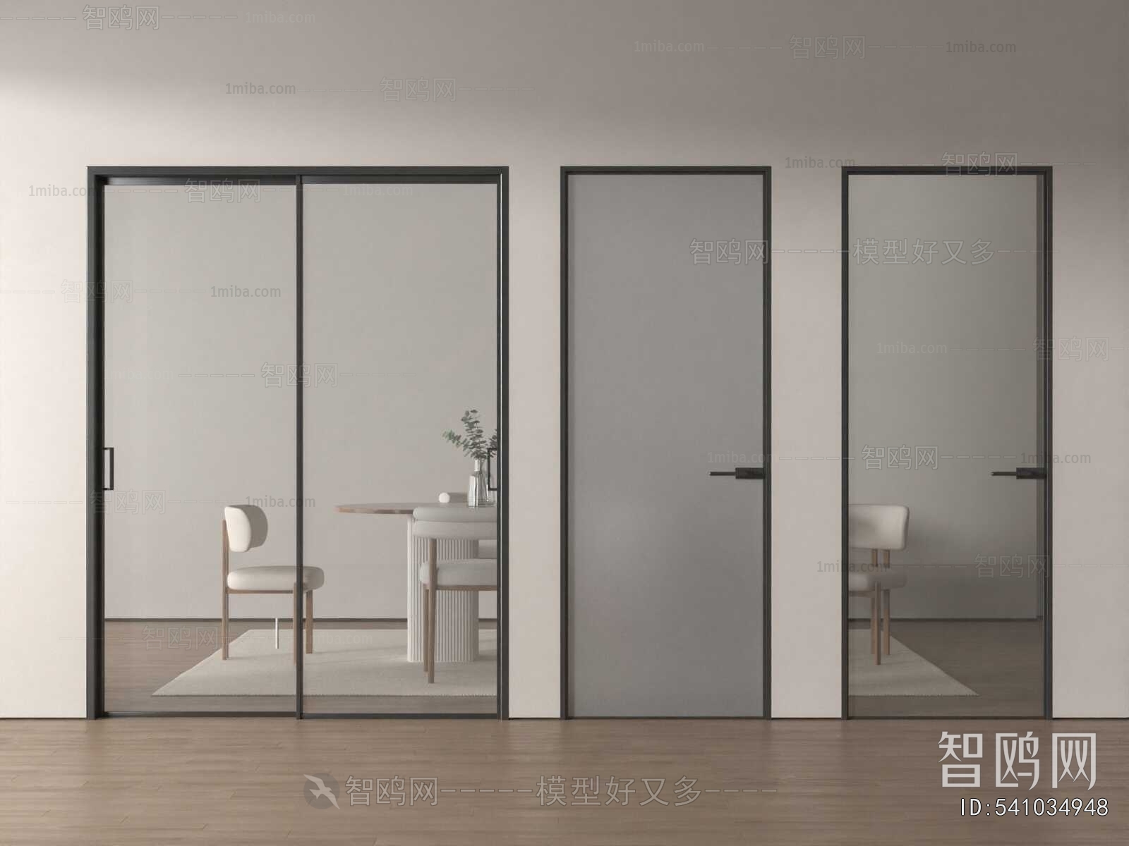 Modern Single Door