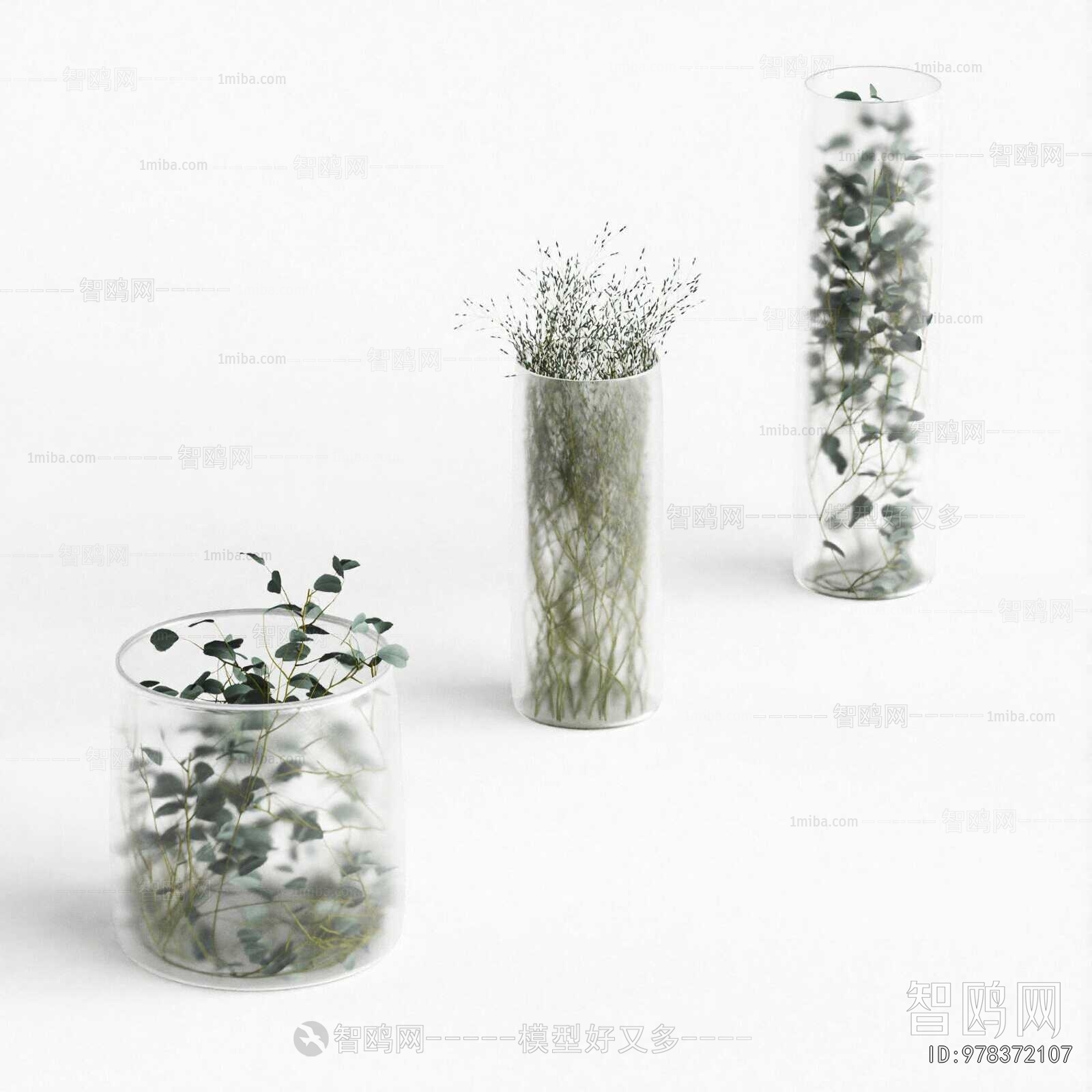 Modern Aquatic Green Plant