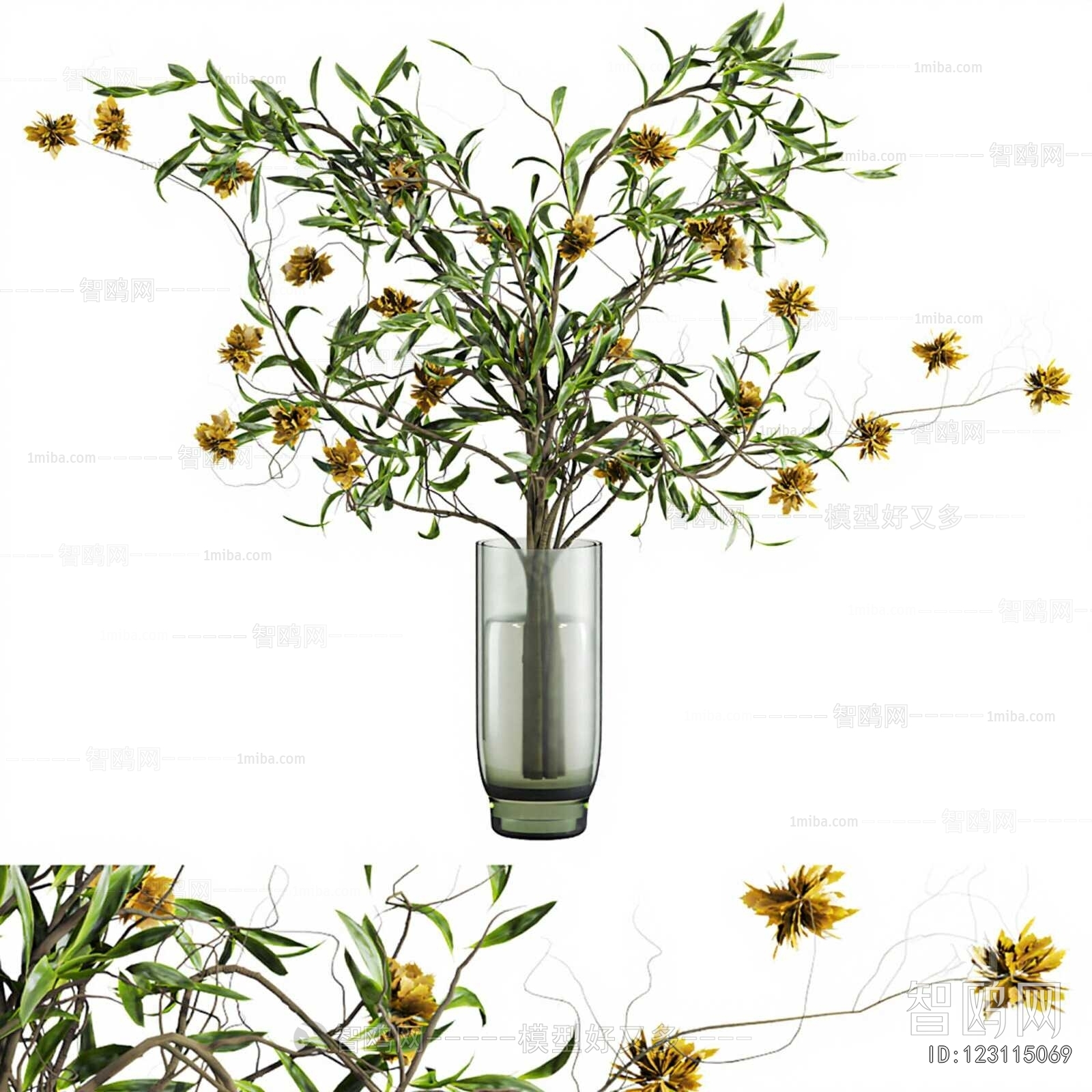 Modern Aquatic Green Plant