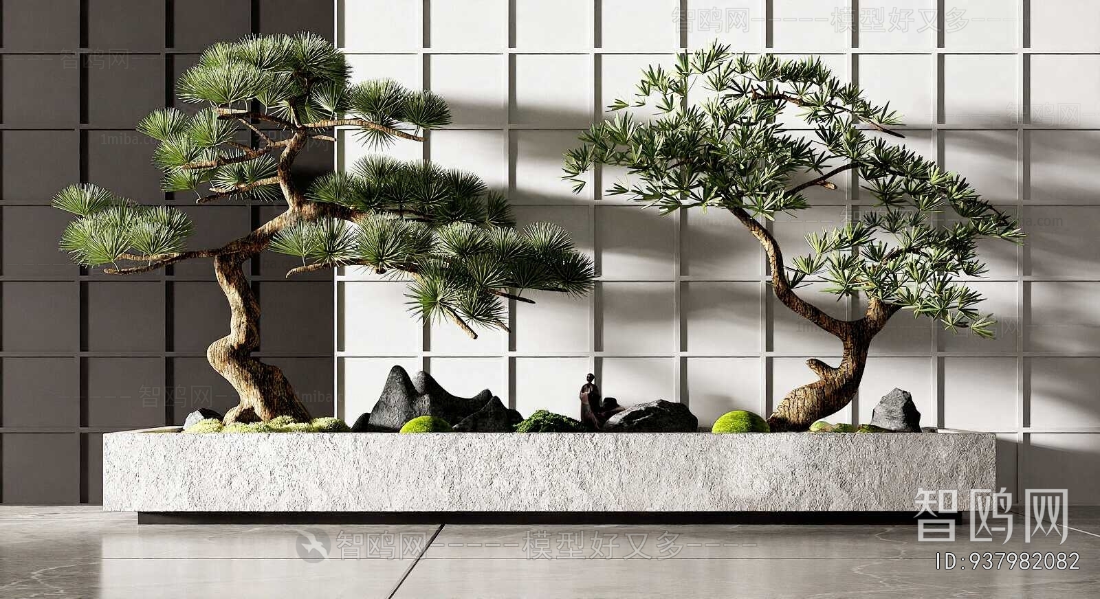 New Chinese Style Plant Landscaping