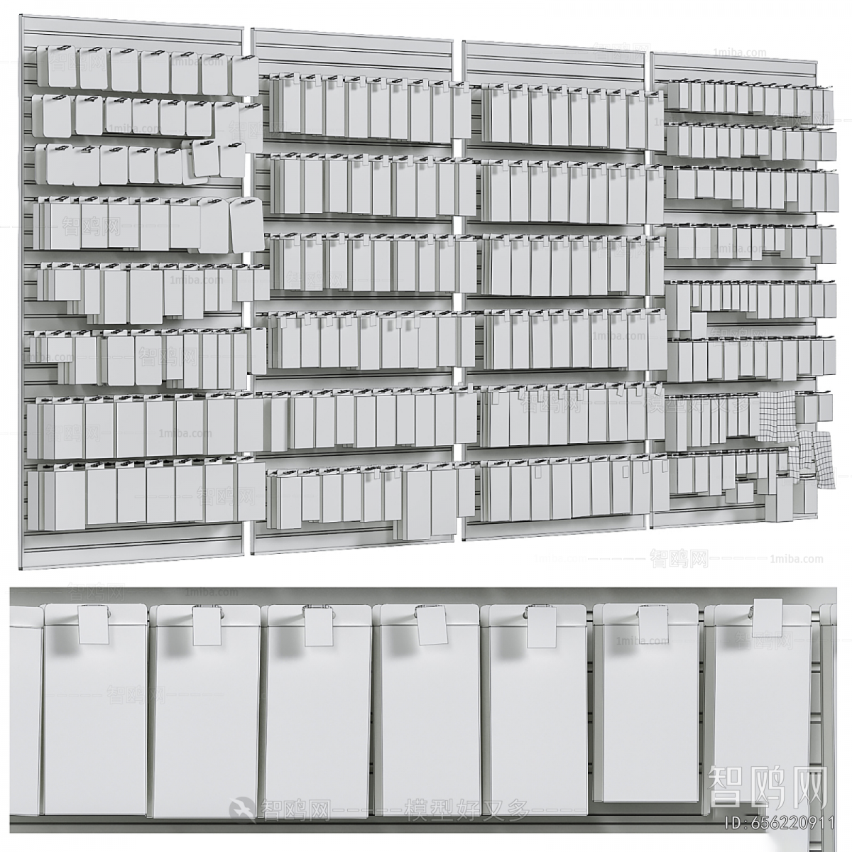 Modern Supermarket Shelf