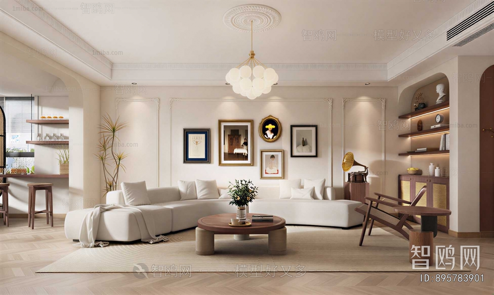 French Style A Living Room