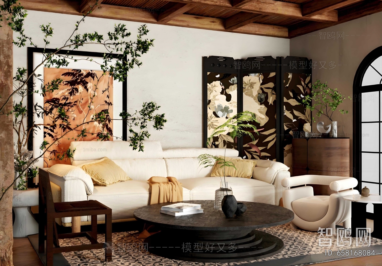 American Style A Living Room