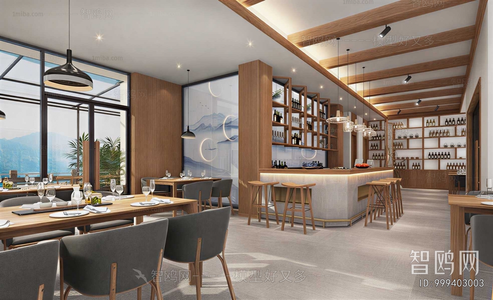 New Chinese Style Dining Room