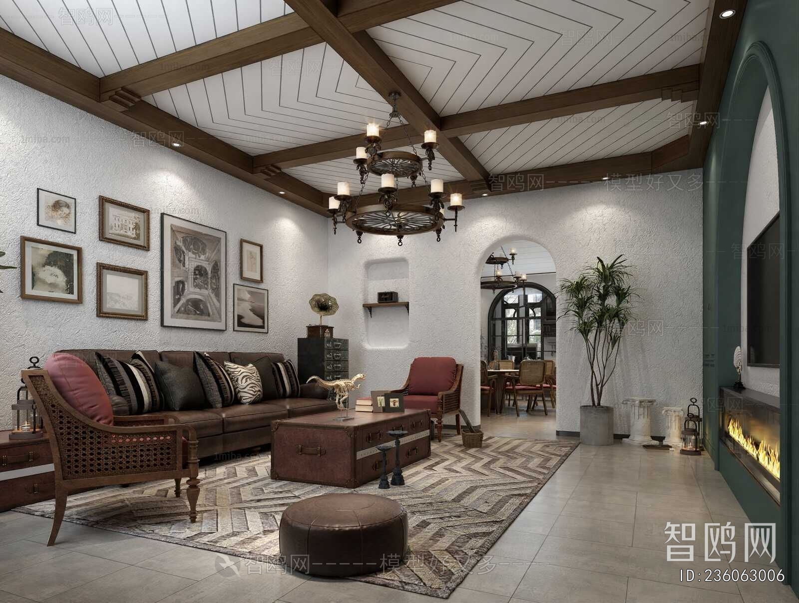 American Style A Living Room