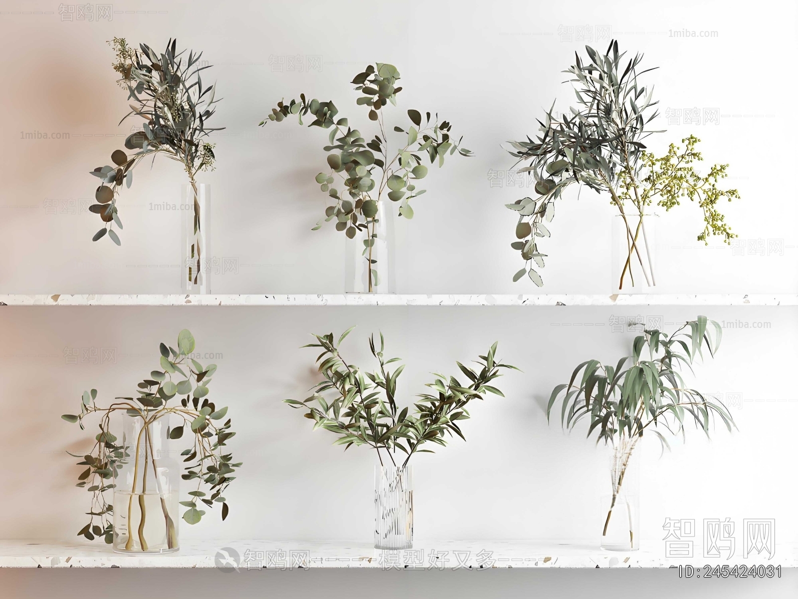 Modern Aquatic Green Plant