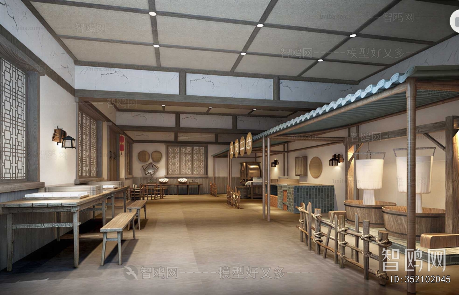 New Chinese Style Exhibition Hall