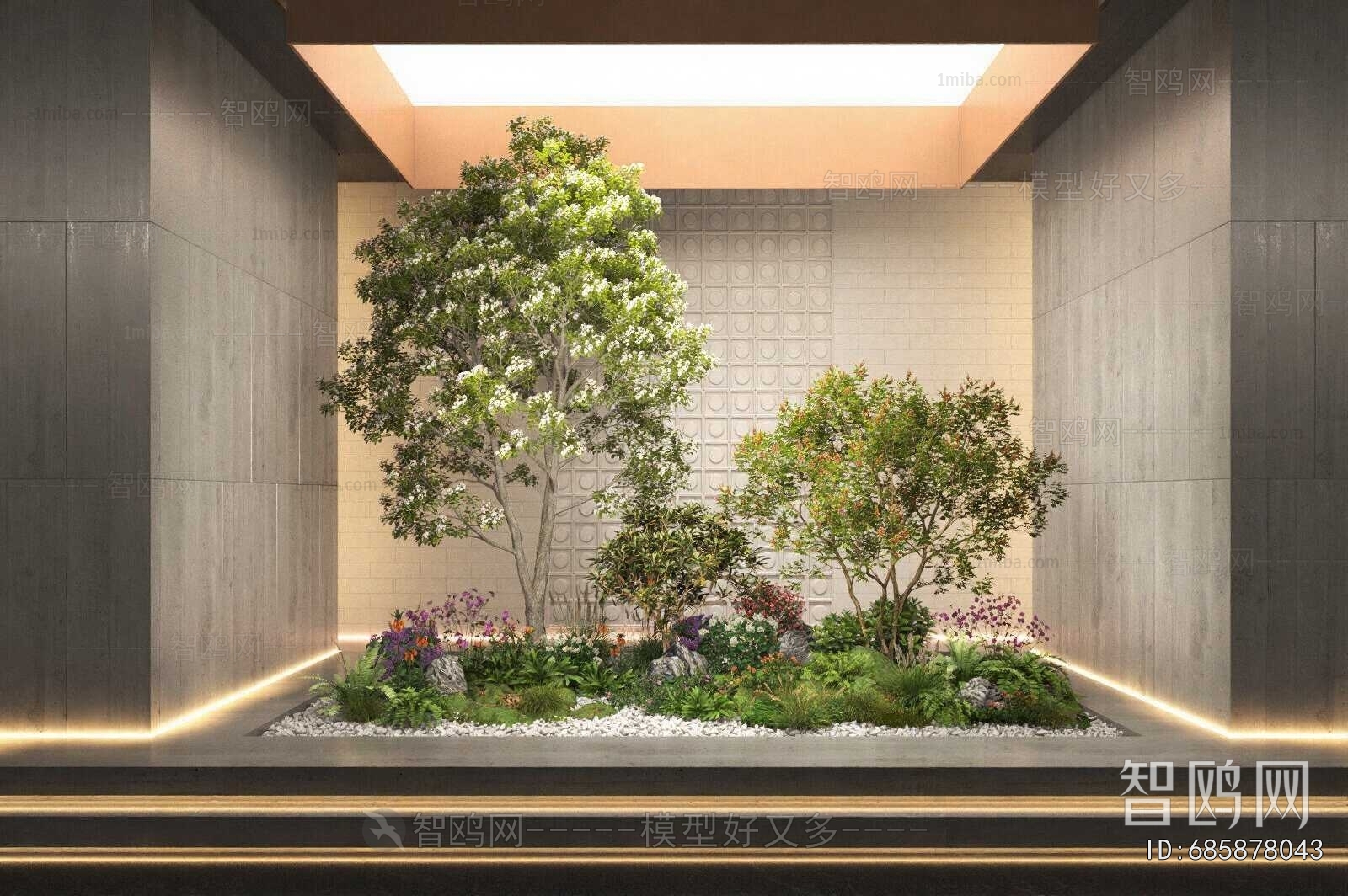 New Chinese Style Plant Landscaping