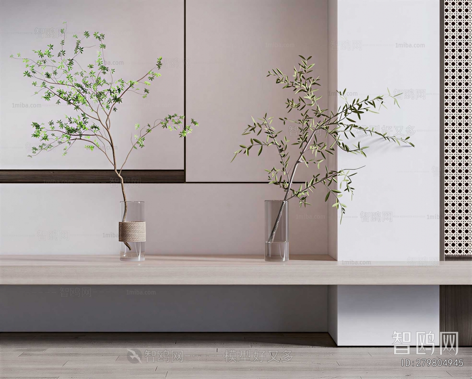 Modern Aquatic Green Plant