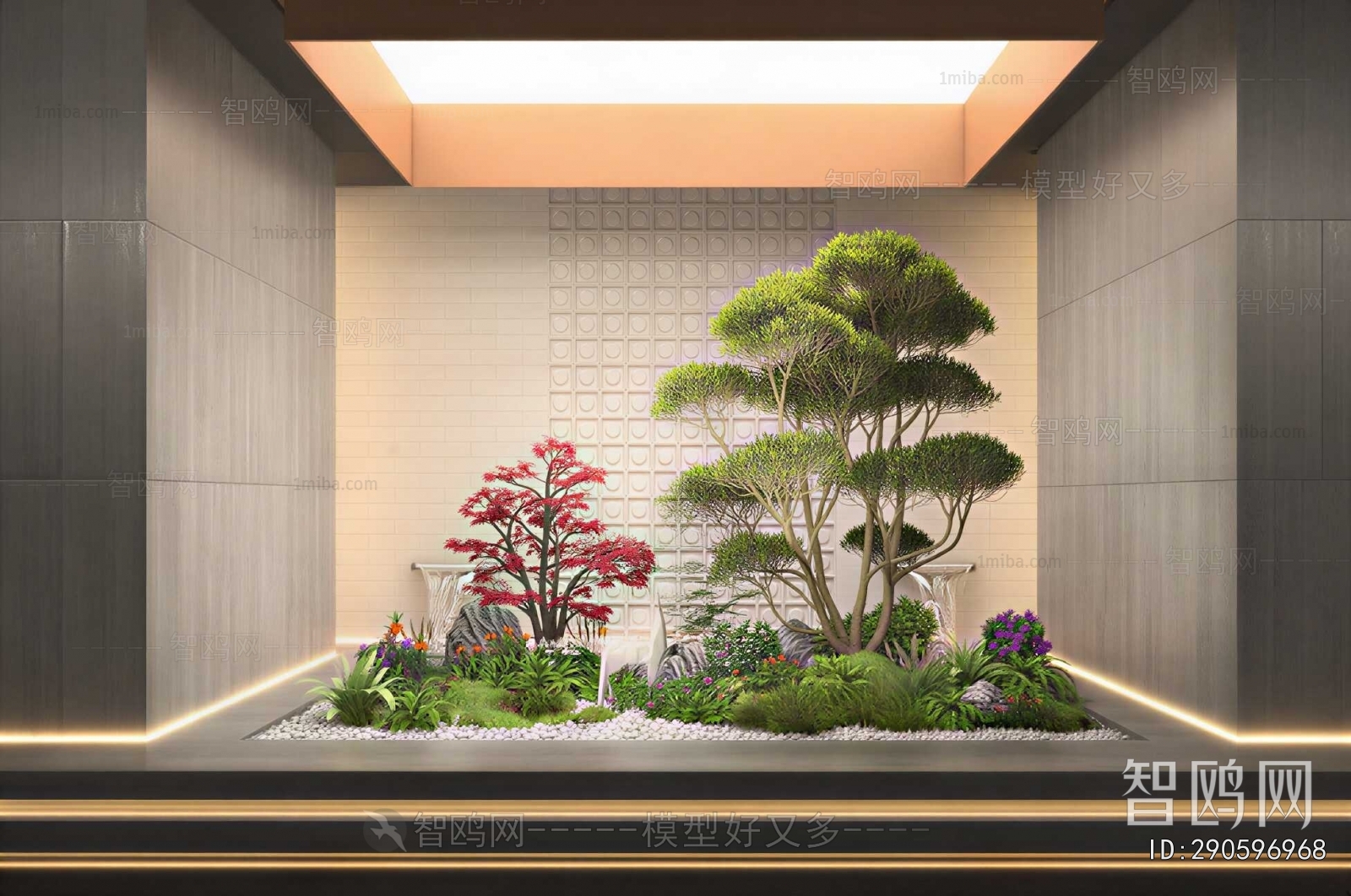 New Chinese Style Plant Landscaping