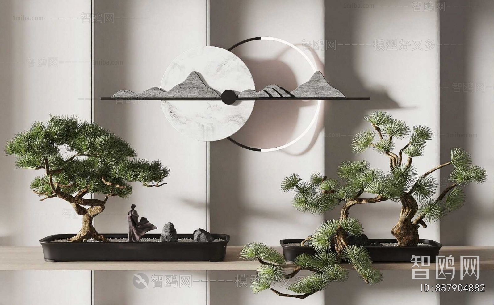 New Chinese Style Bonsai