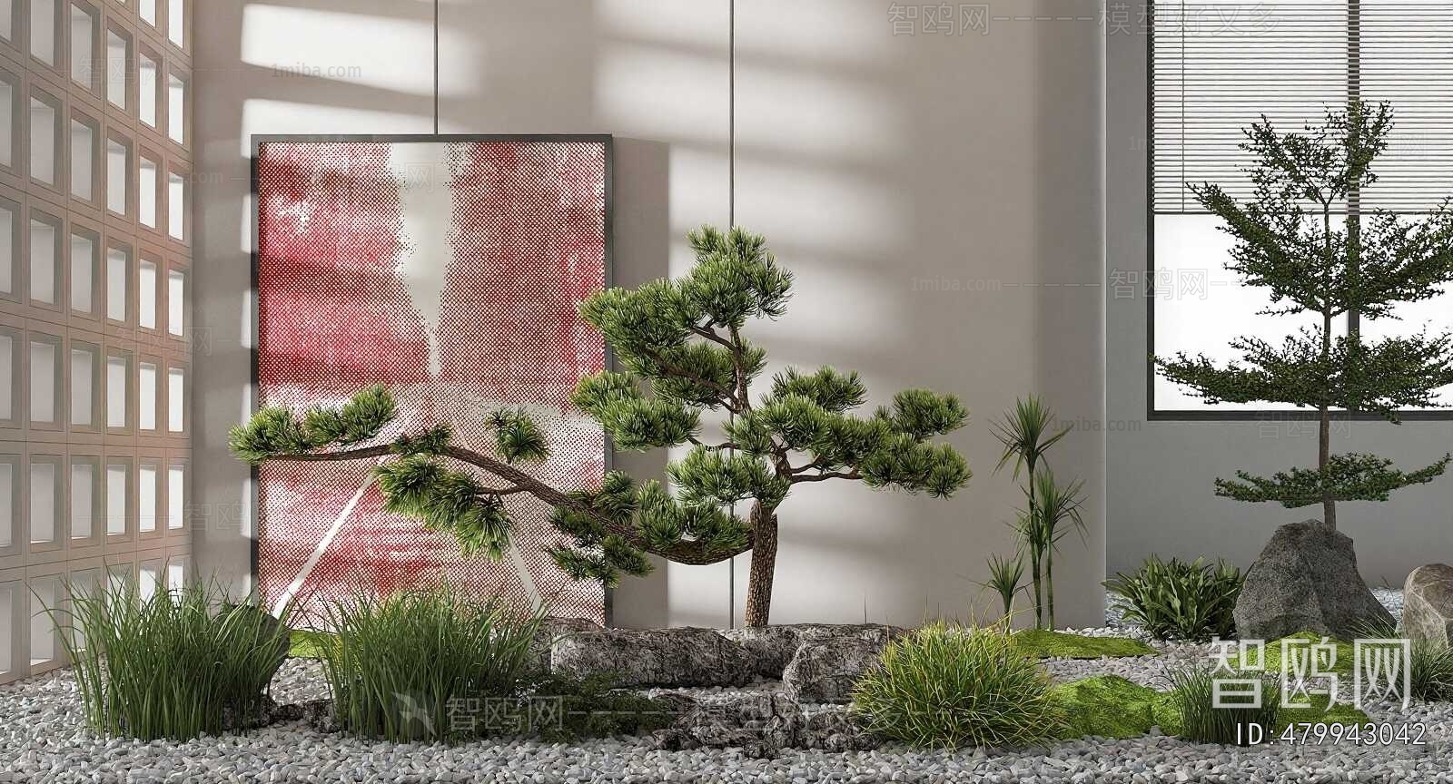 New Chinese Style Plant Landscaping