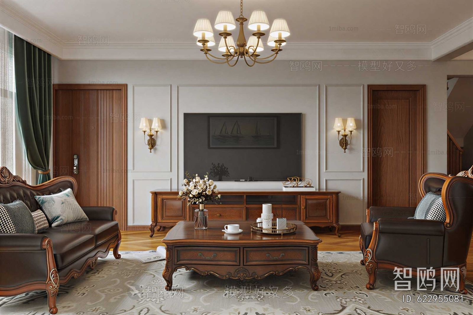 American Style A Living Room