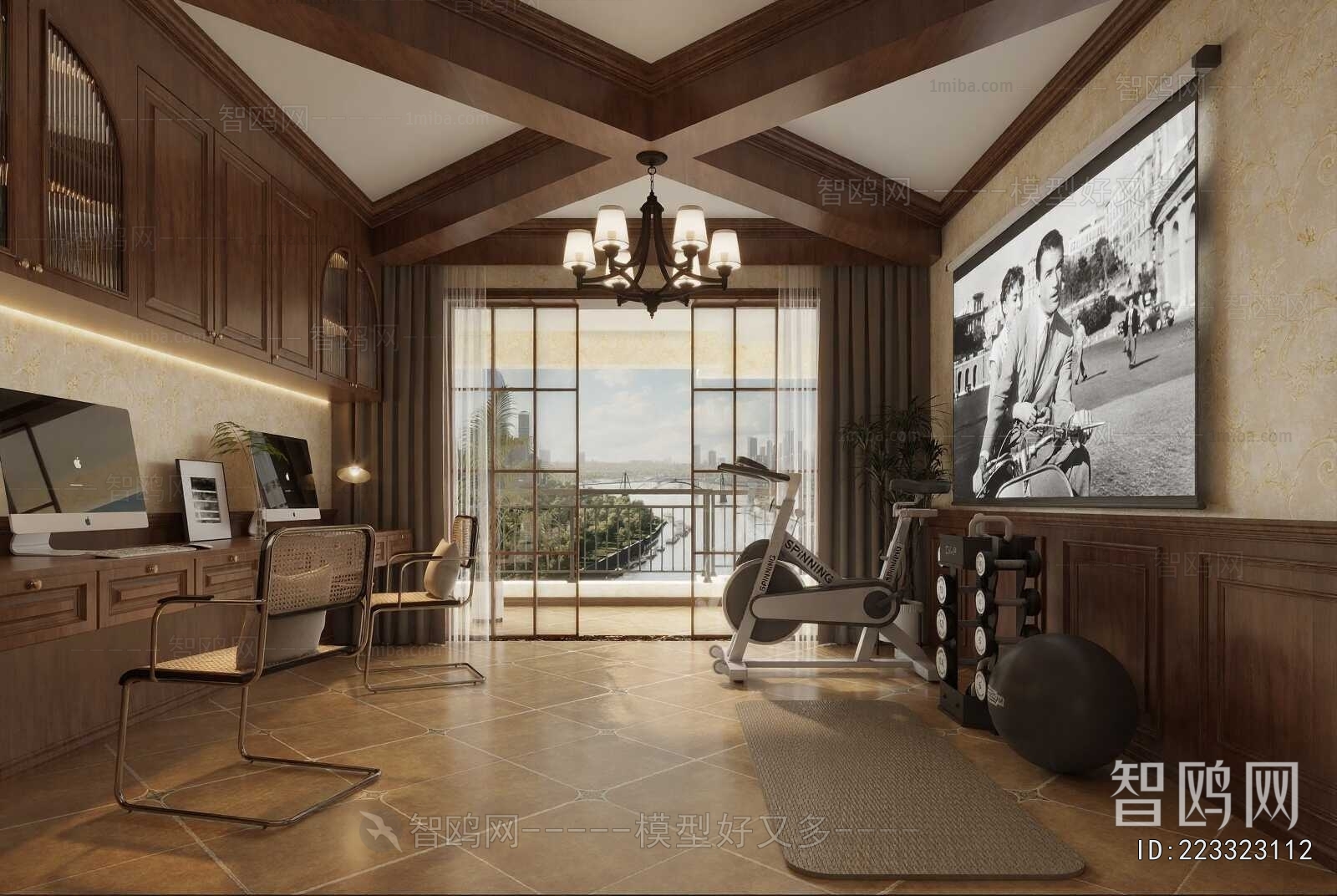 American Style Study Space