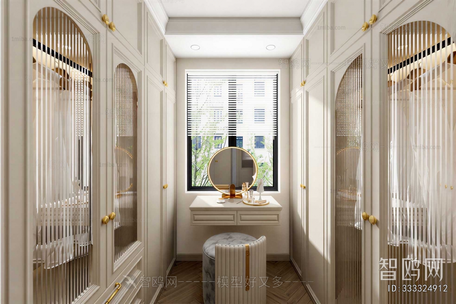 European Style Clothes Storage Area