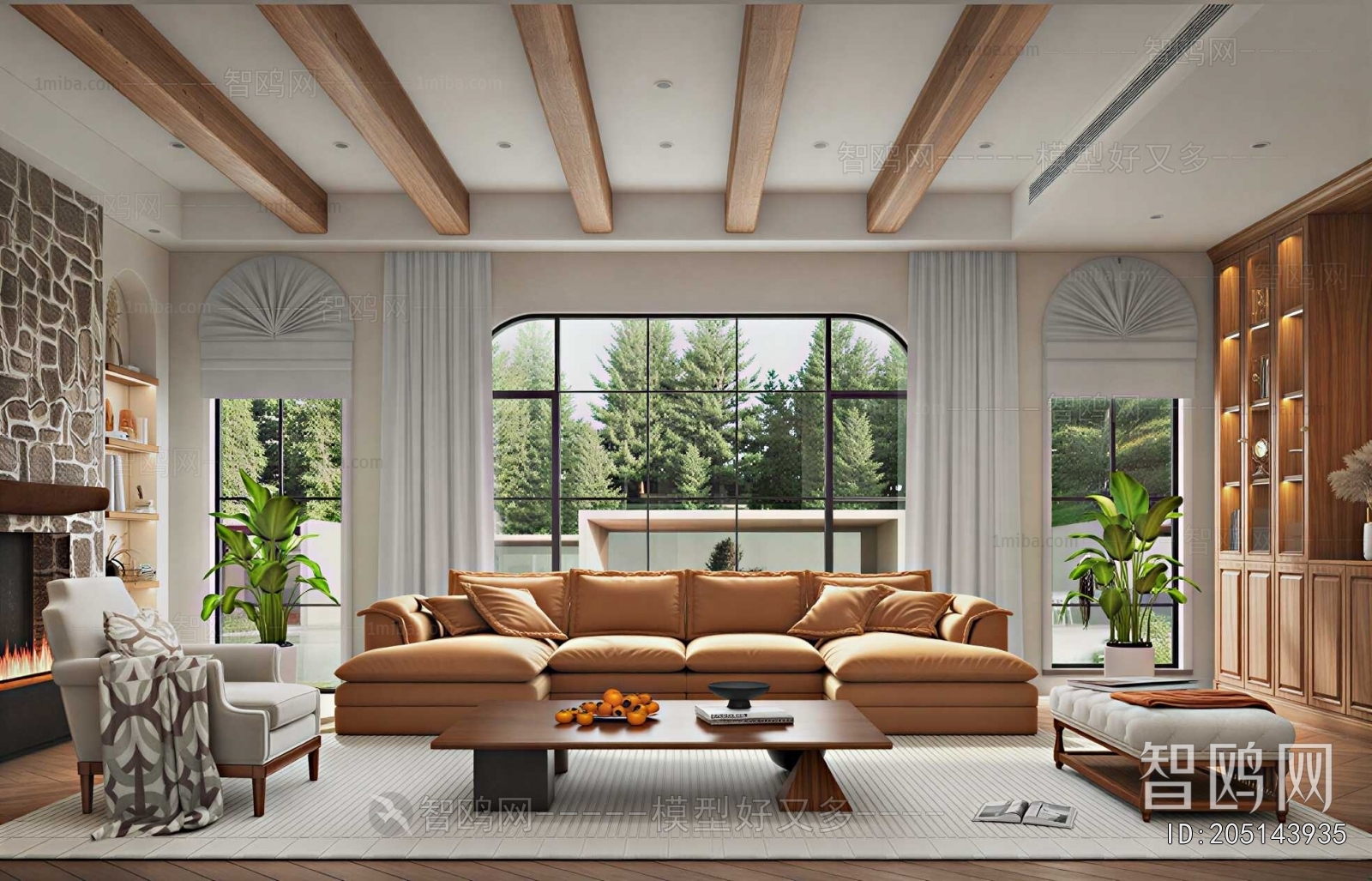 American Style A Living Room