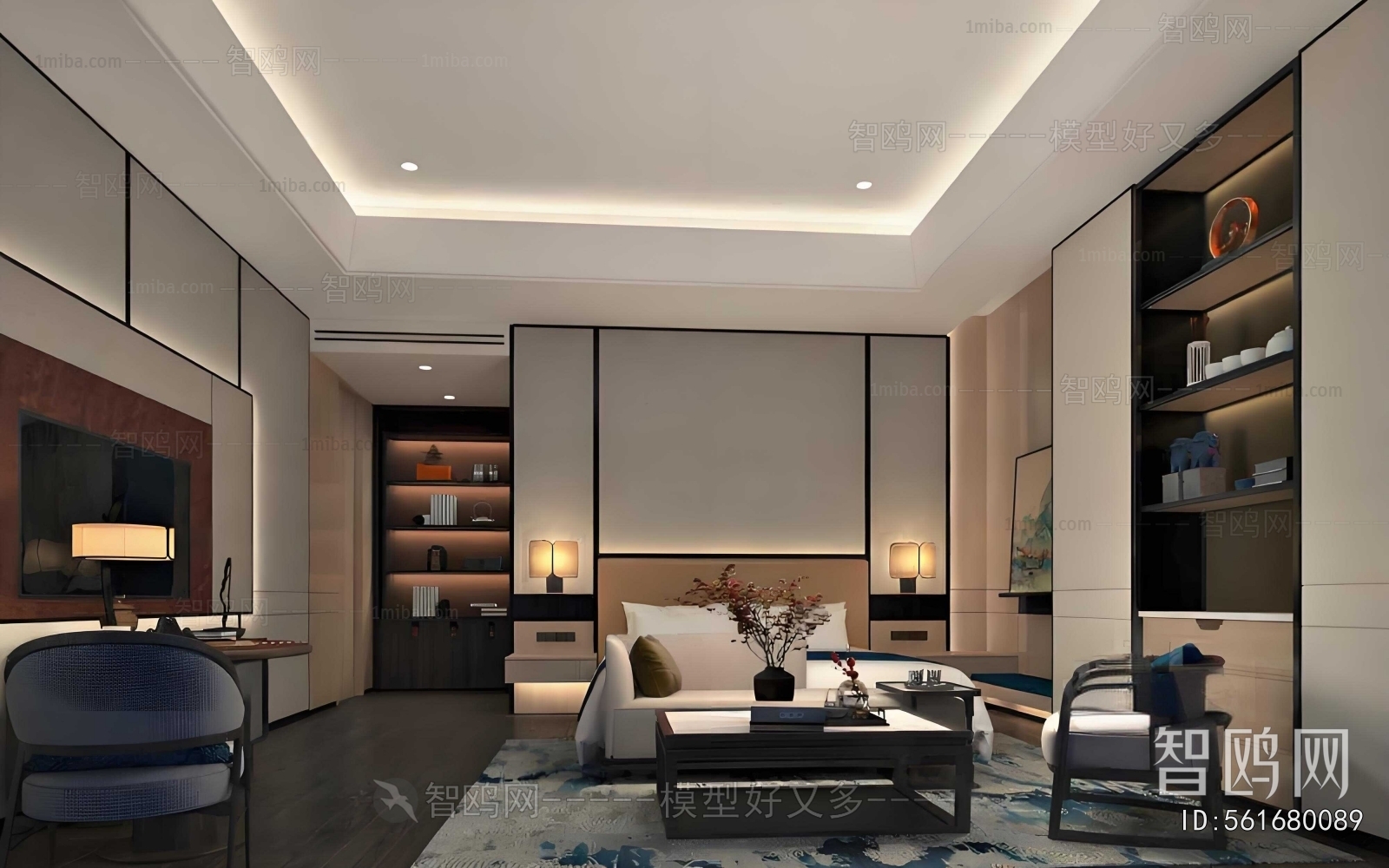 New Chinese Style Guest Room