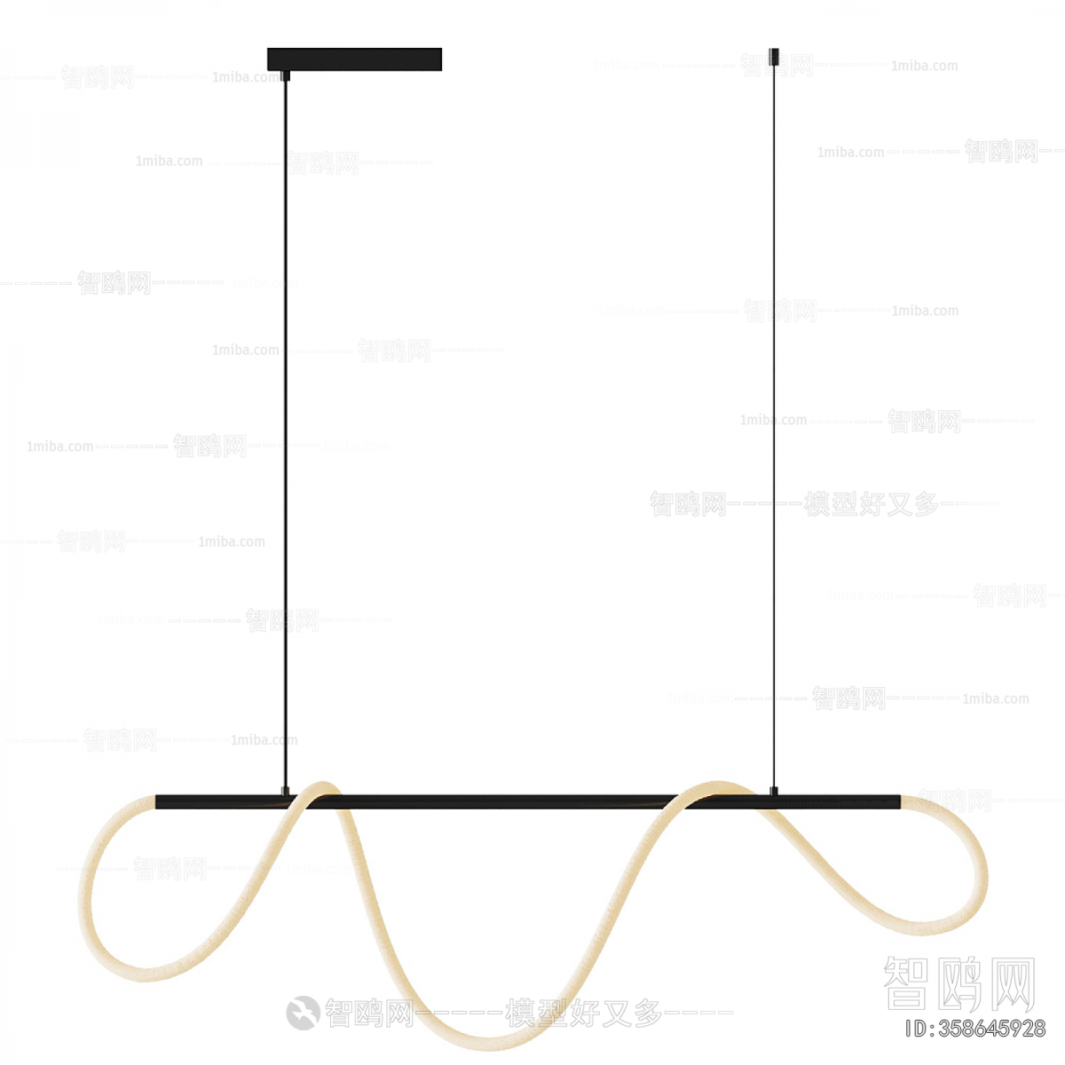 Modern Long Chandelier