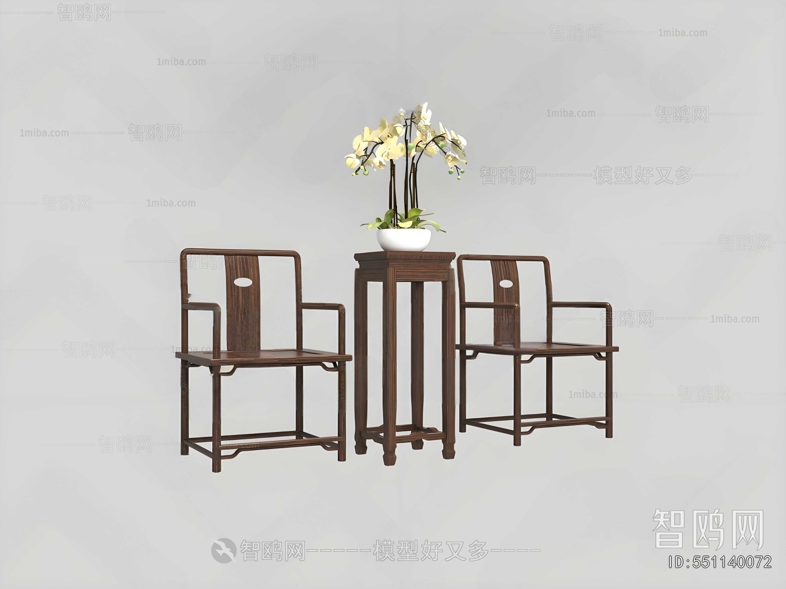 New Chinese Style Lounge Chair