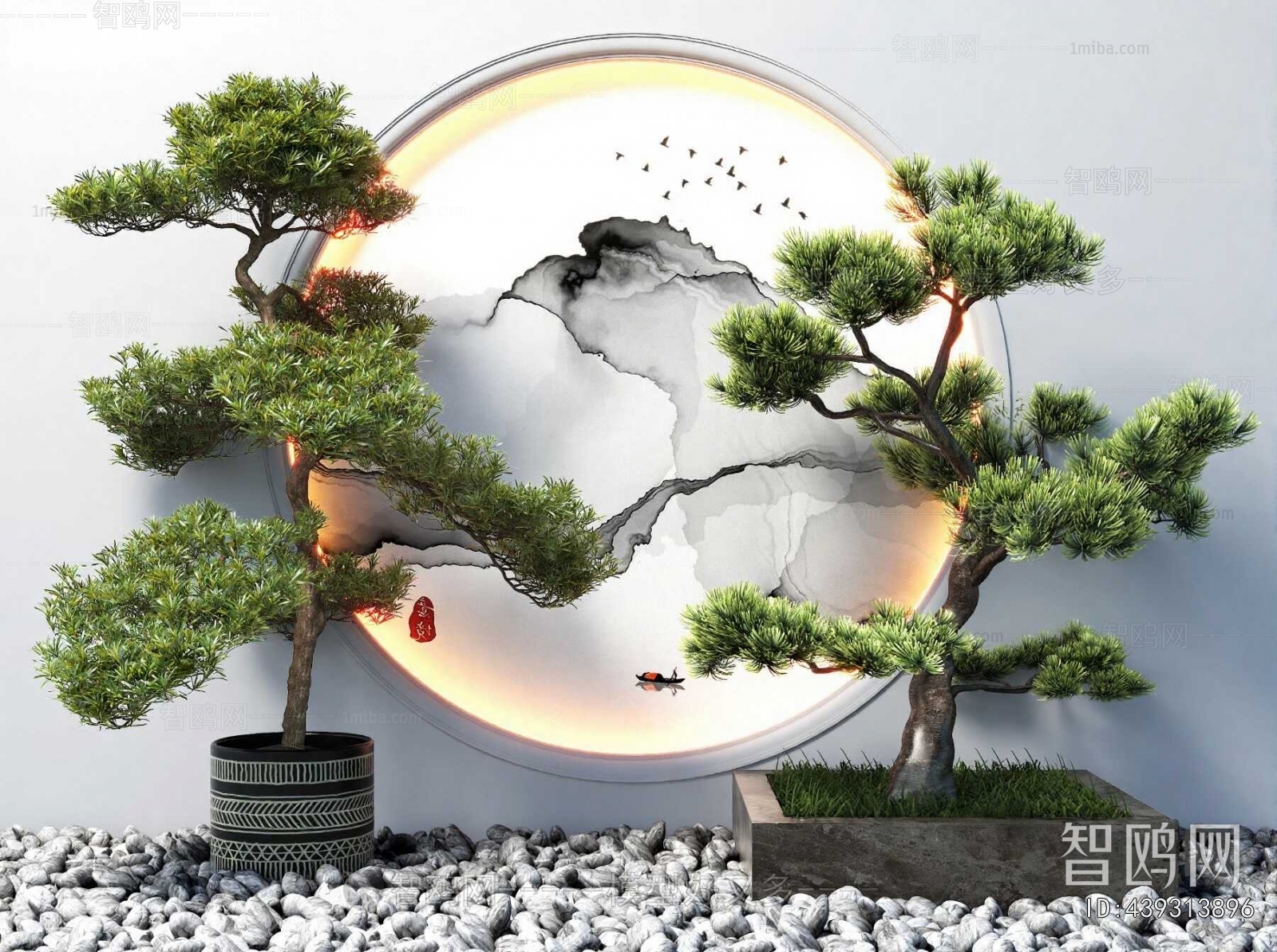 New Chinese Style Bonsai
