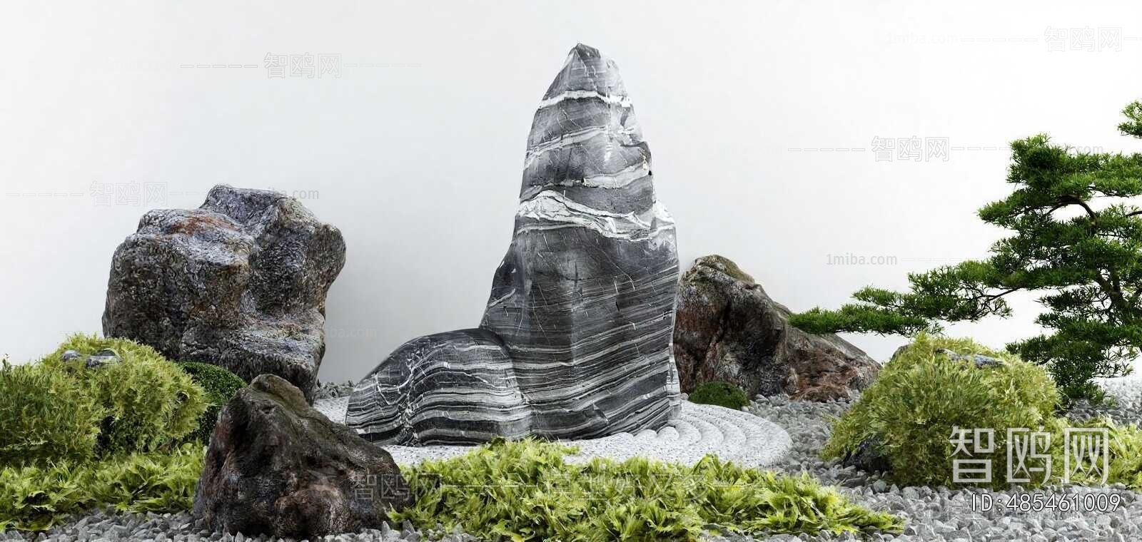 New Chinese Style Plant Landscaping