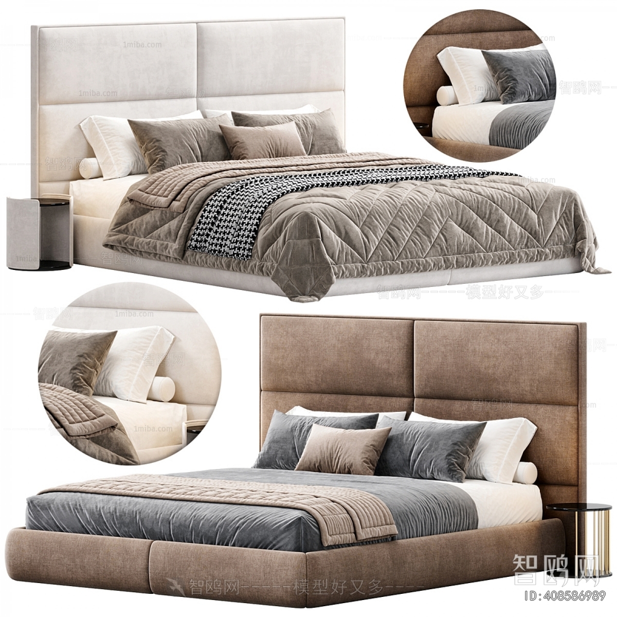 Modern Double Bed