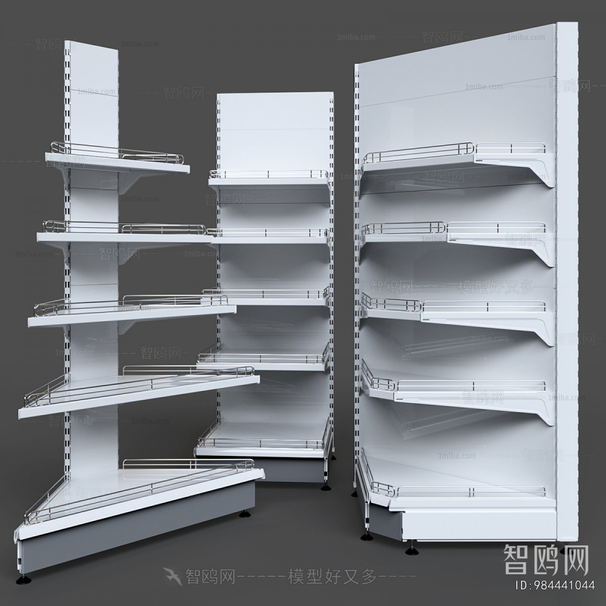 Modern Supermarket Shelf