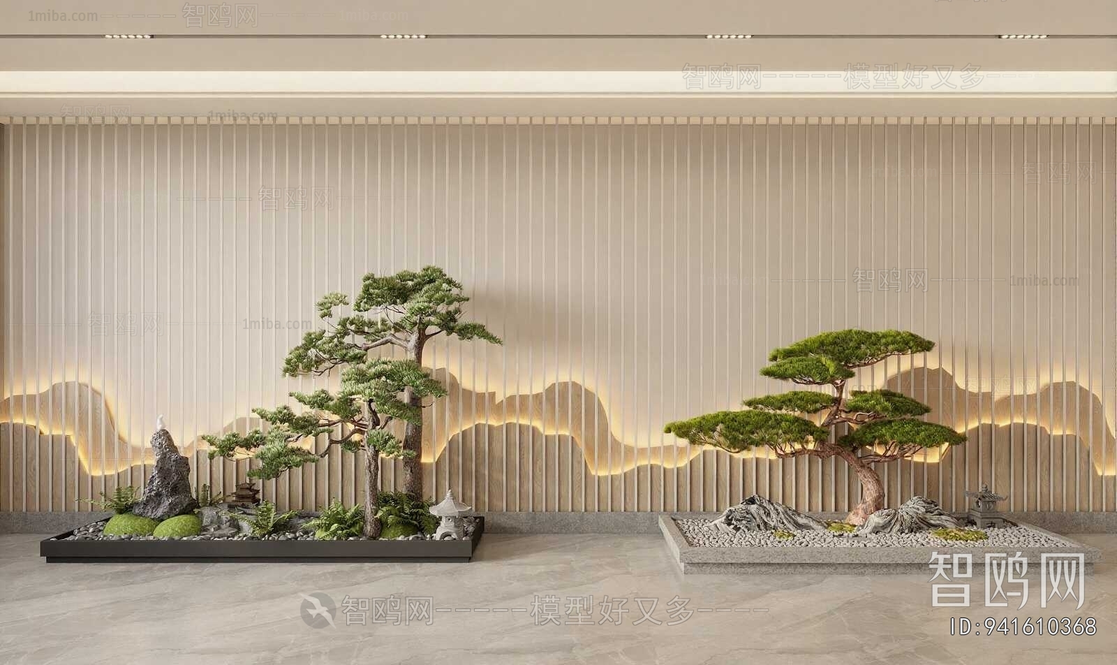 New Chinese Style Plant Landscaping