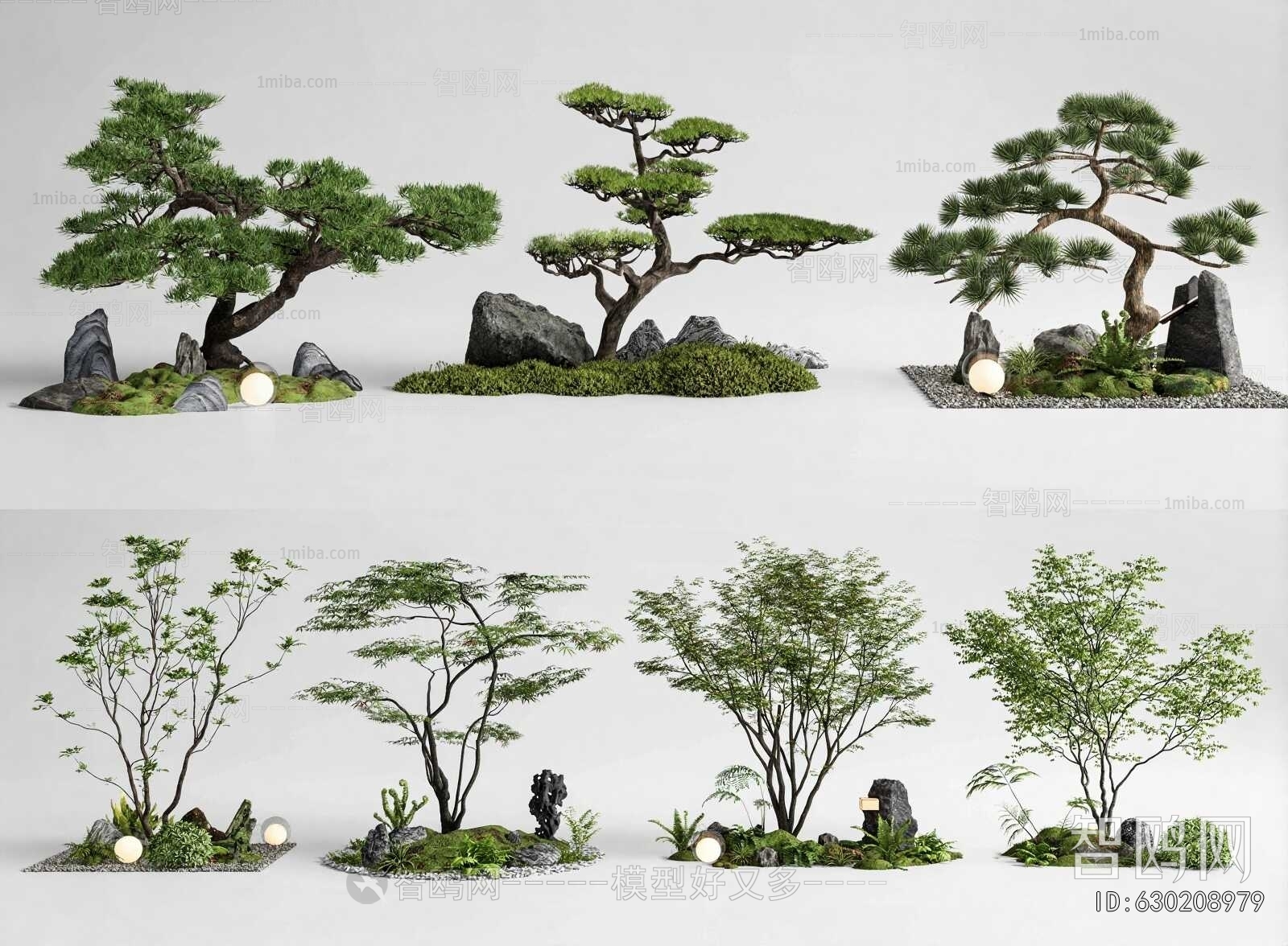 New Chinese Style Plant Landscaping