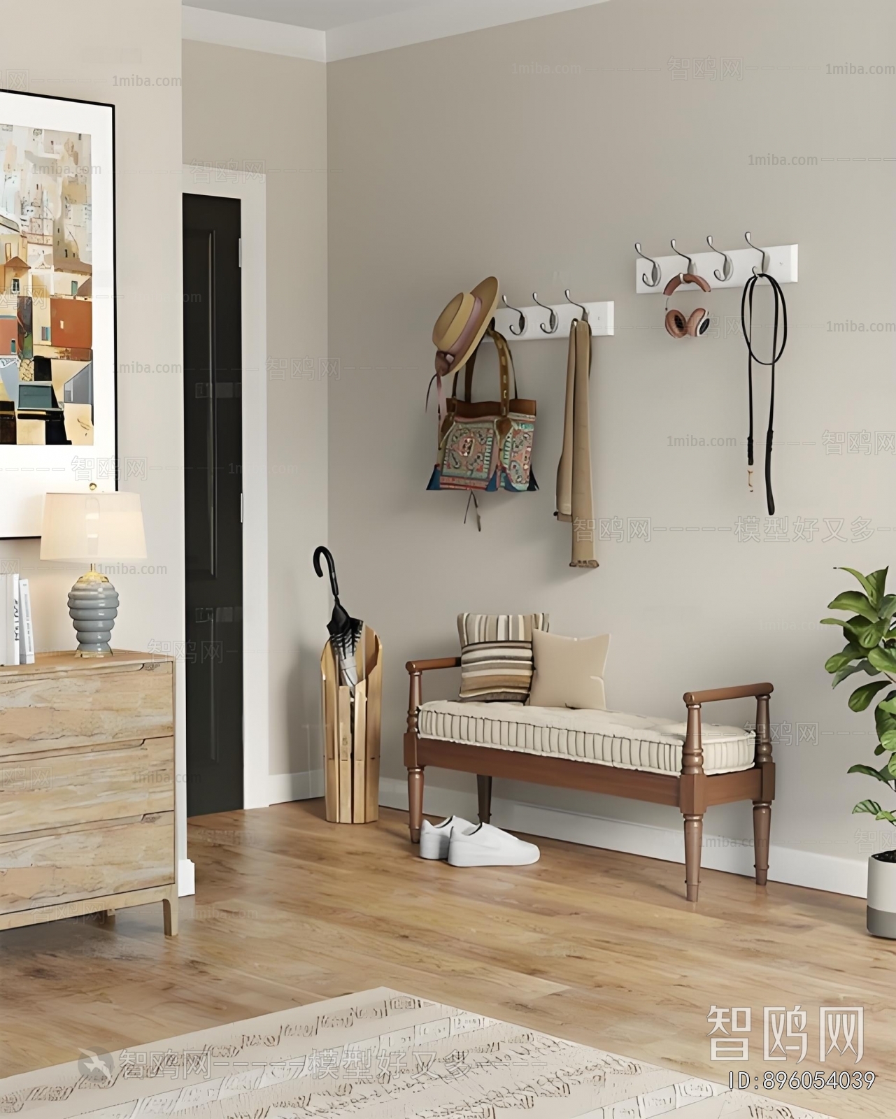 French Style Stool For Changing Shoes