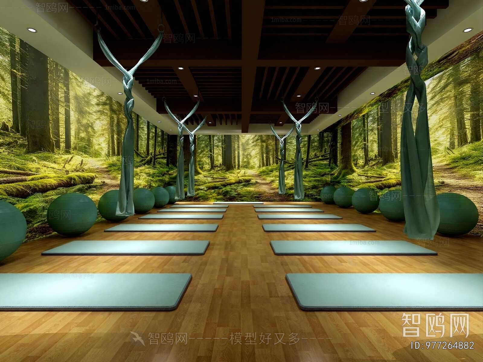 Modern Yoga Room