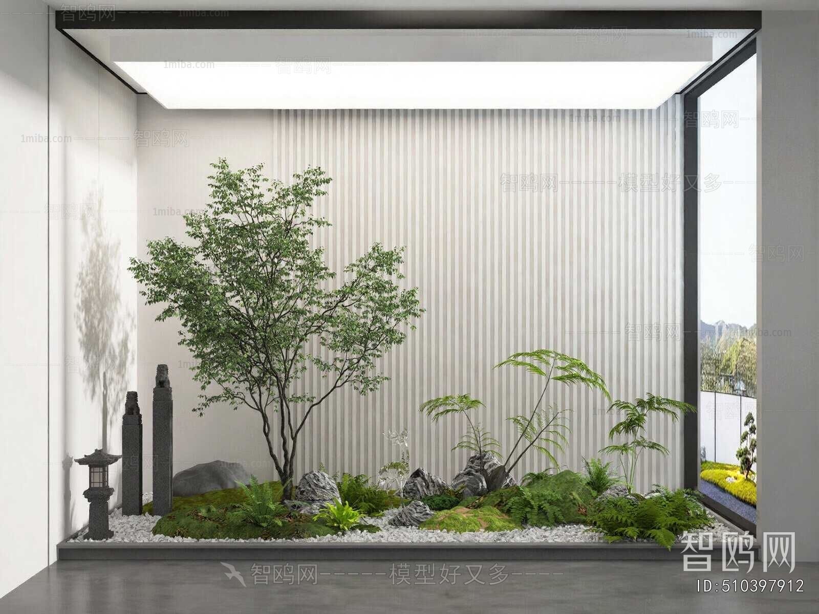 New Chinese Style Plant Landscaping