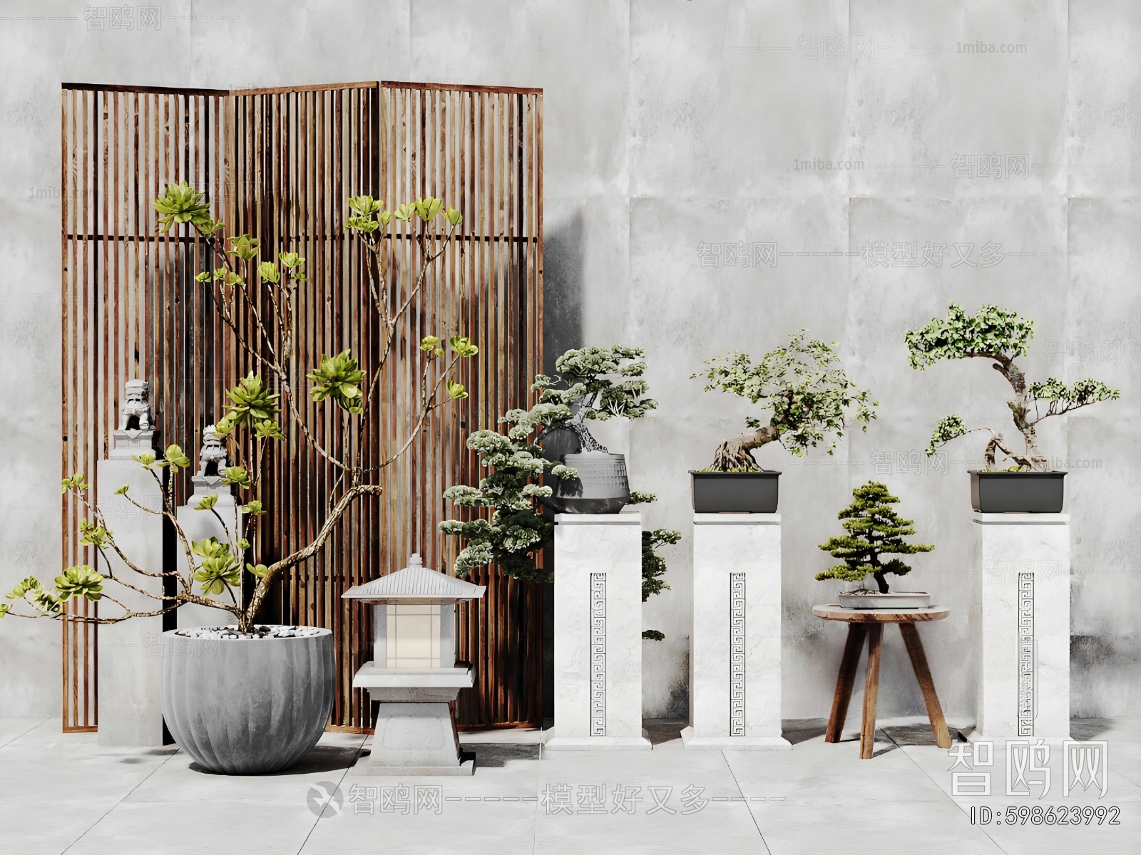 New Chinese Style Bonsai