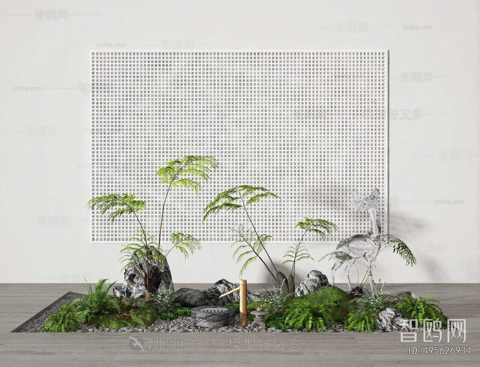 New Chinese Style Plant Landscaping