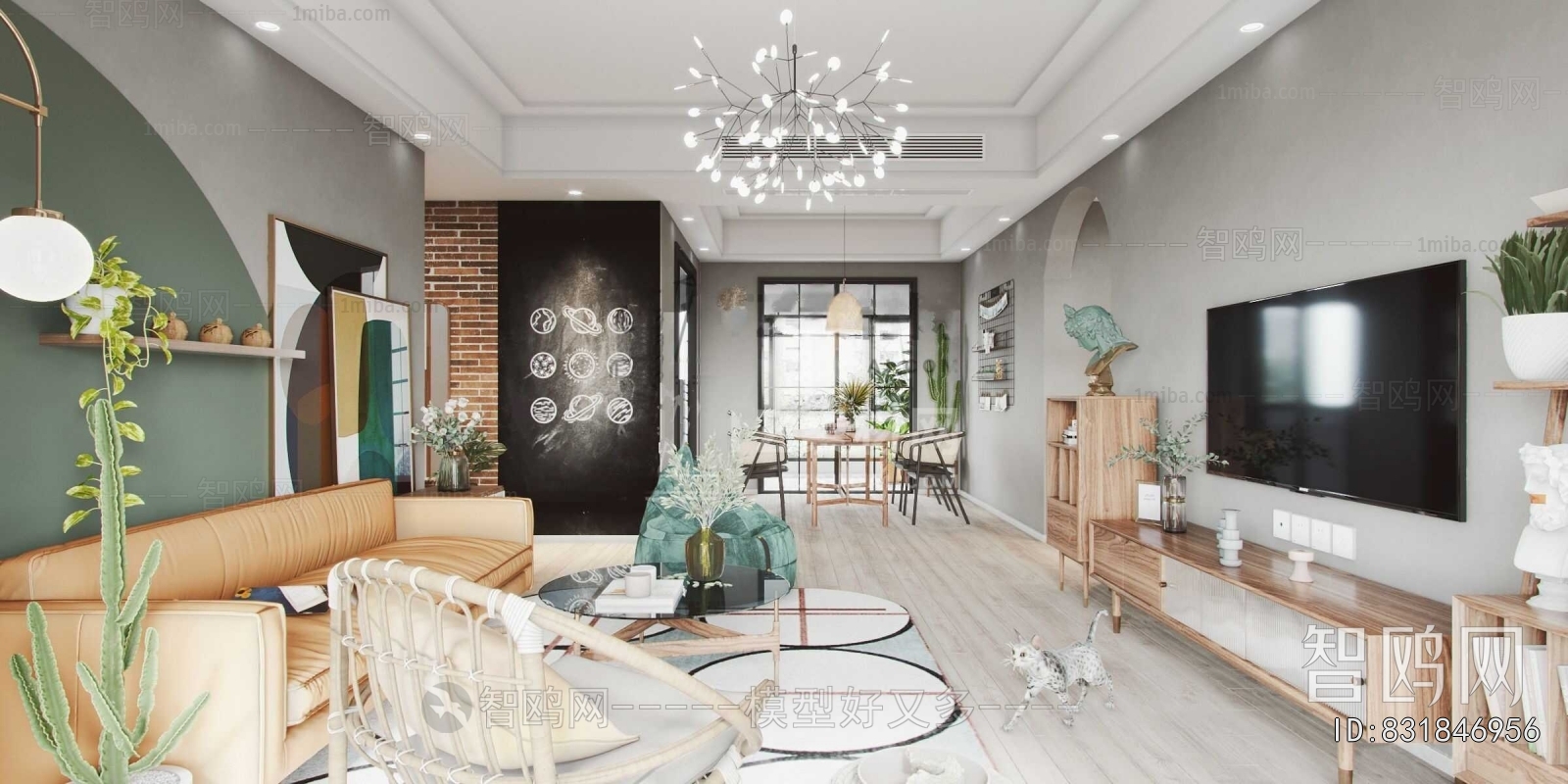 Nordic Style A Living Room