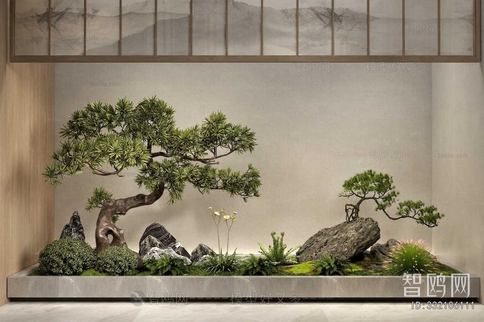 New Chinese Style Plant Landscaping