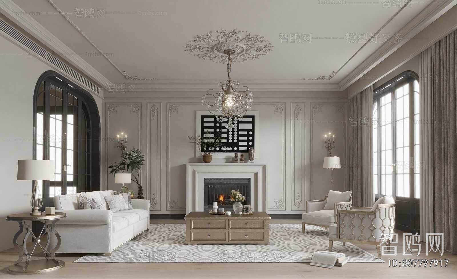 French Style A Living Room