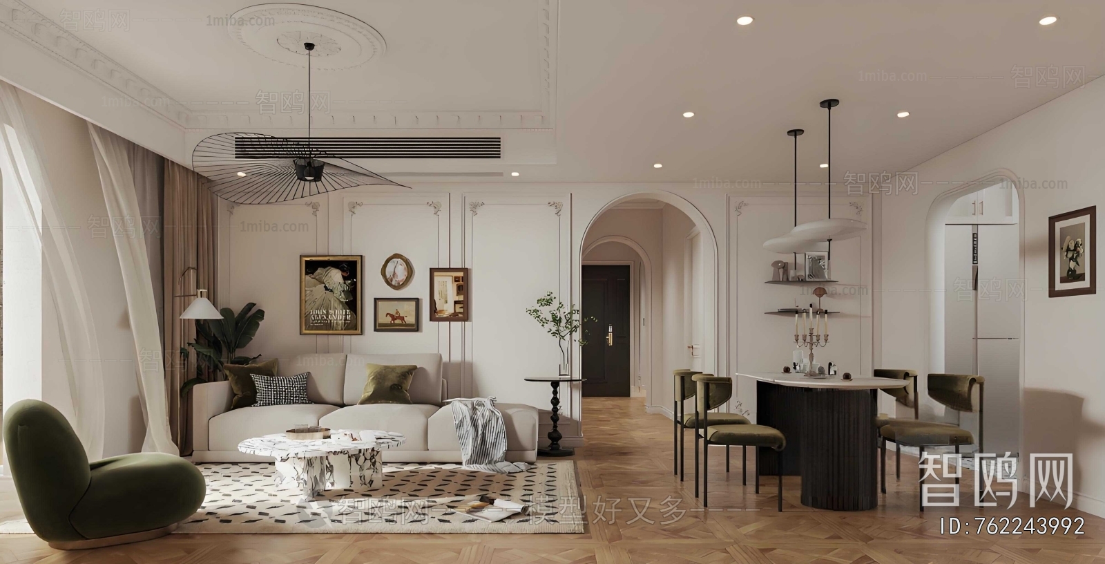 French Style A Living Room