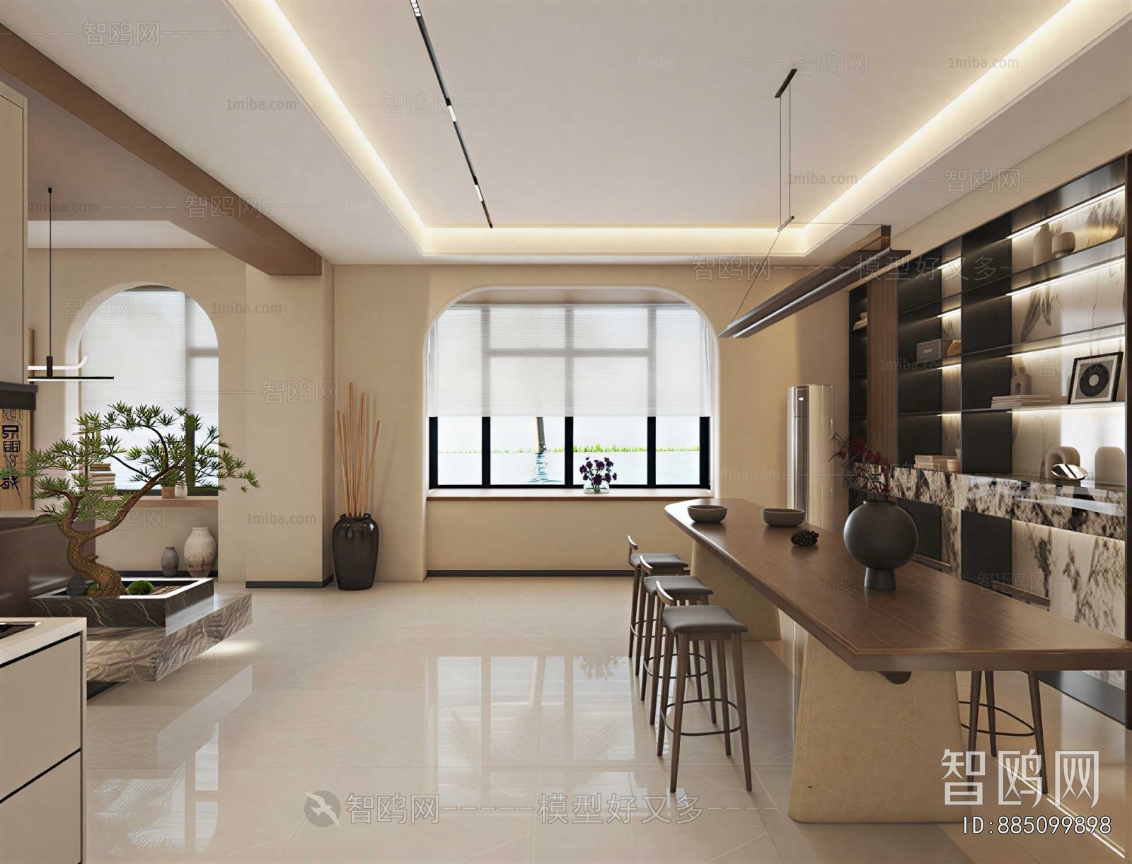 Wabi-sabi Style Tea House