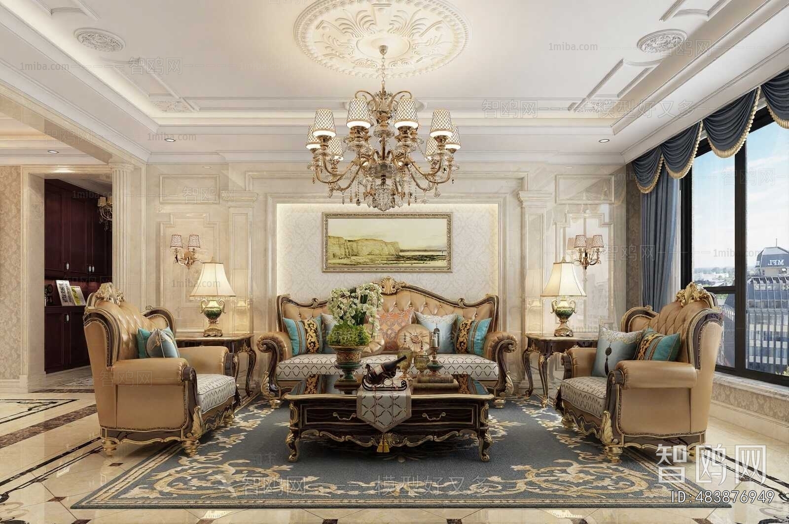 European Style A Living Room