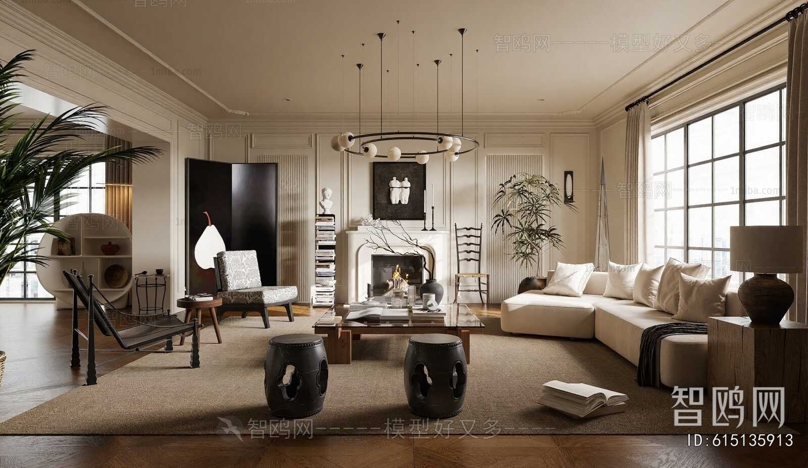 French Style A Living Room