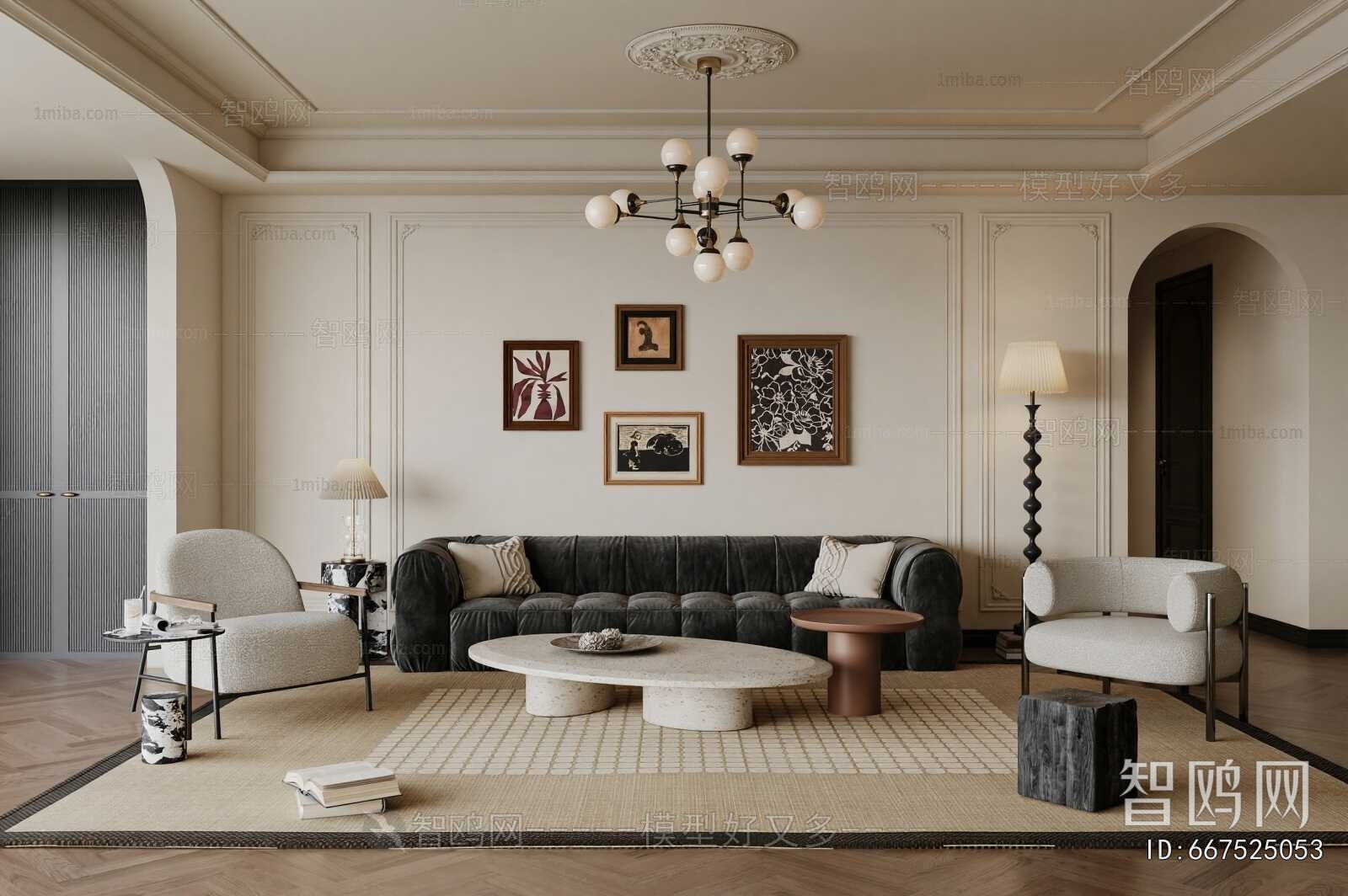 French Style A Living Room