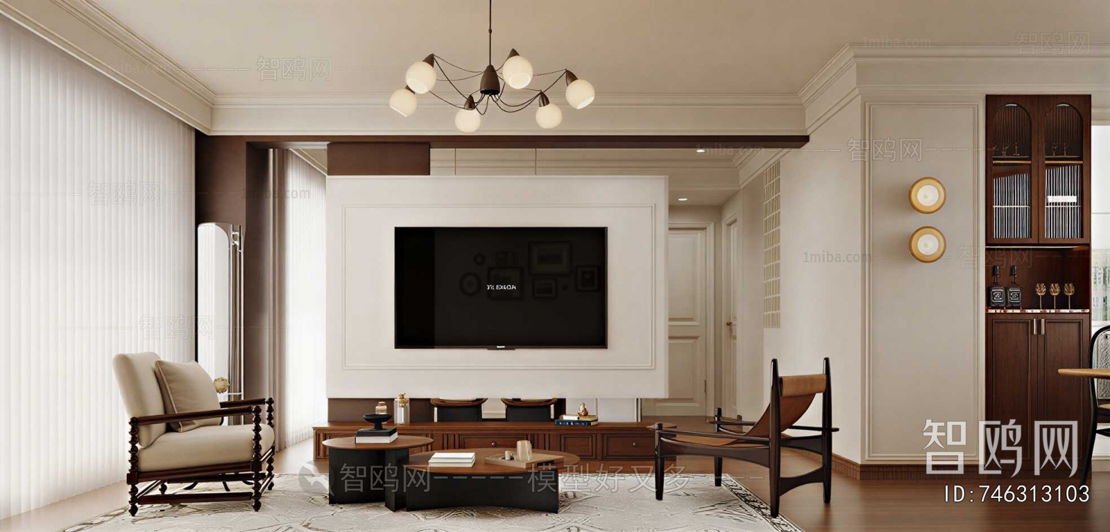 American Style A Living Room