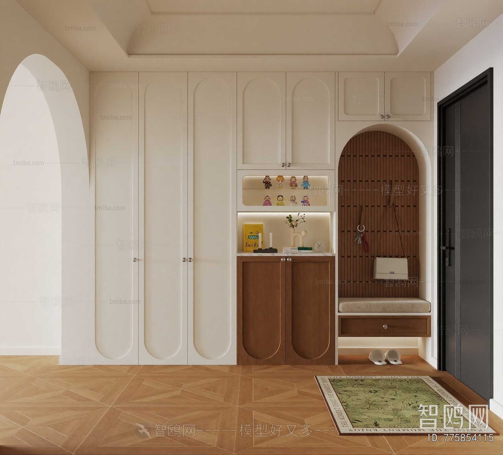 French Style Shoe Cabinet