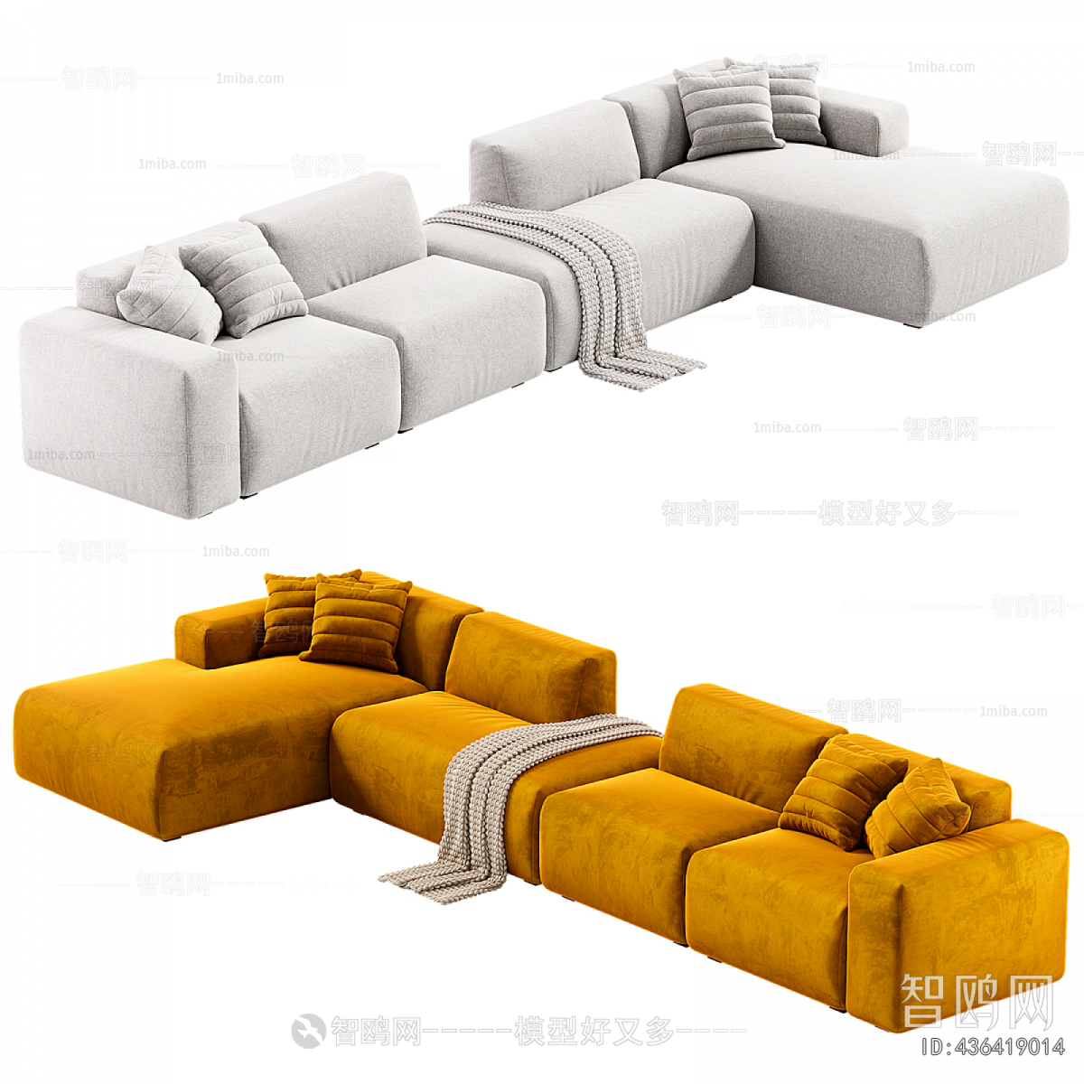 Nordic Style Corner Sofa